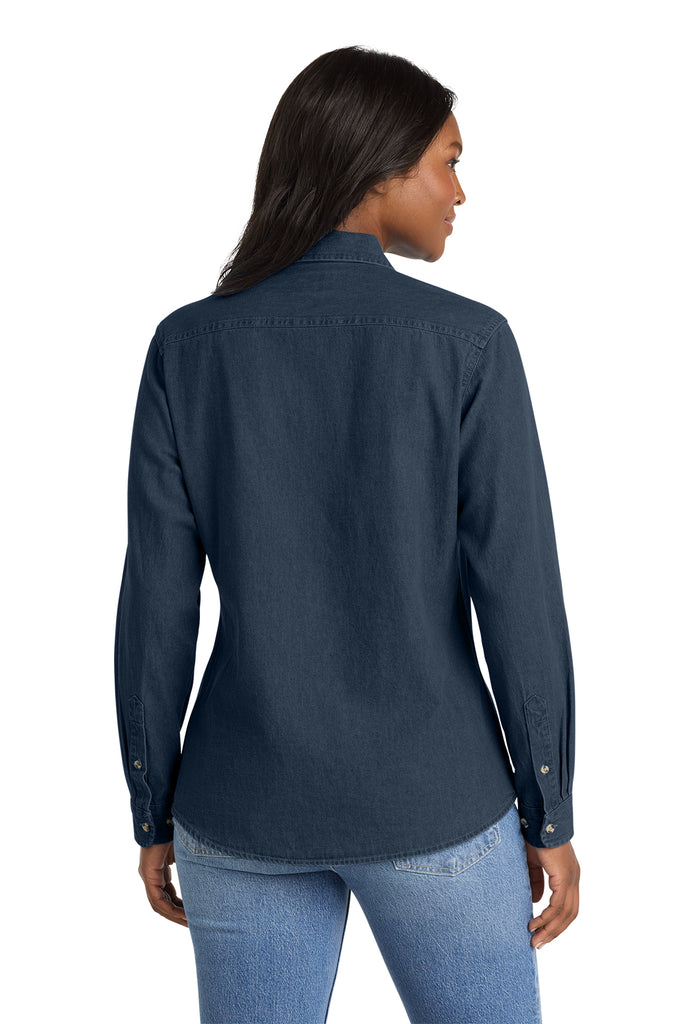 Alpha Kappa Alpha Long Sleeve Denim Crest Shirt