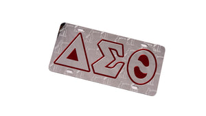 Delta Sigma Theta Silver Fortitude License Plate