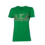 Alpha Kappa Alpha Embroidered Luxury T-Shirt