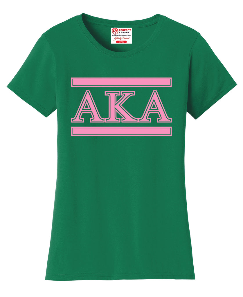 Simple 3 Greek Letter T-Shirt - Alpha Kappa Alpha