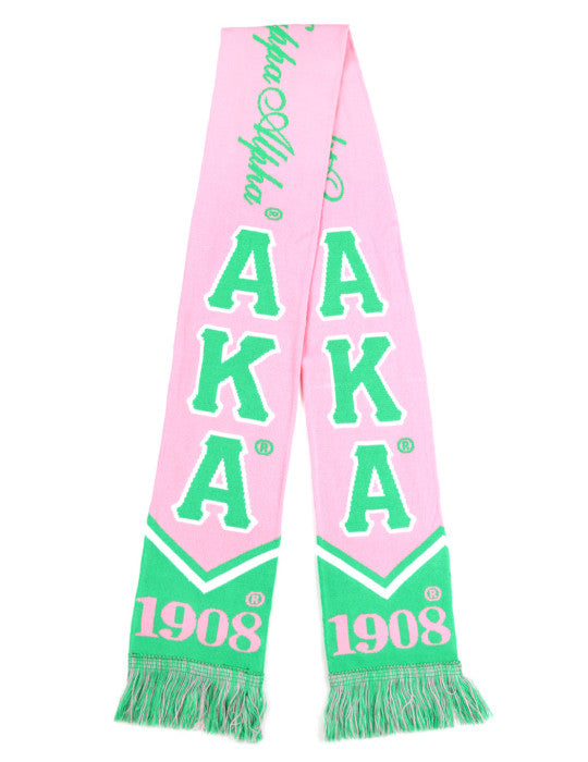AKA 1908 Knit Scarf - Alpha Kappa Alpha