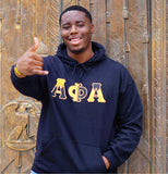 Alpha Phi Alpha Color Block Greek Lettered Hoodie