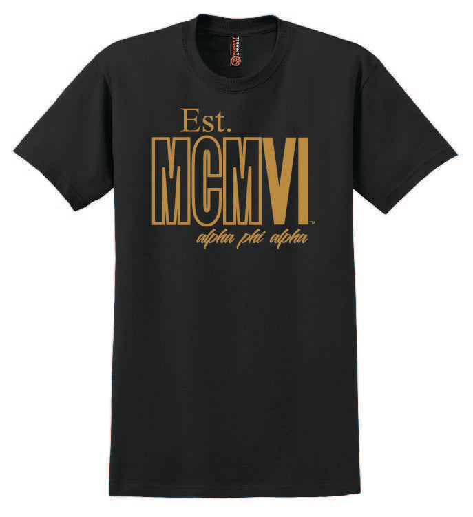 Alpha Roman Numeral Founding Year T-Shirt - Alpha Phi Alpha