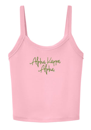 Alpha Kappa Alpha Crop Tank Top