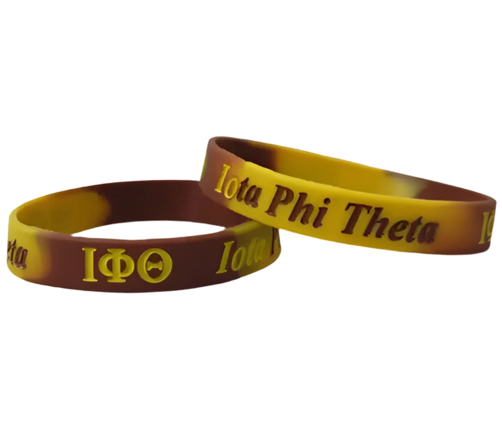 Iota Tie Dye Silicone Wristband / Bracelet - Iota Phi Theta