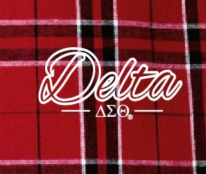 Delta Sigma Theta Flannel Plaid Pant / Pajama