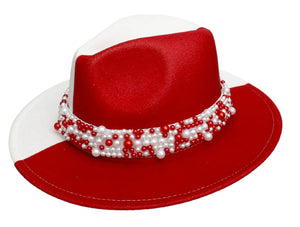 Delta Sigma Theta Fedora Pearl Hat