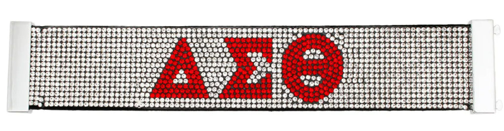 Delta Sigma Theta Rhinestone Magnetic Bracelet