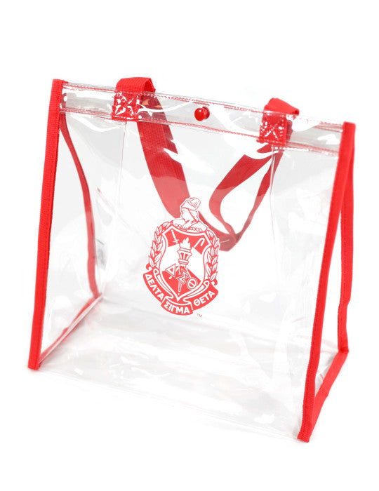 Delta Sigma Theta Clear Large Stadium Bag