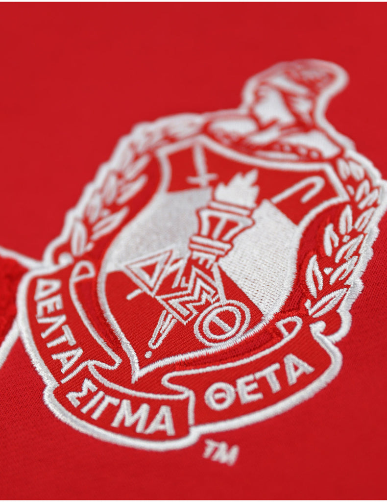 Delta Sigma Theta Chenille Shield Crewneck Sweatshirt