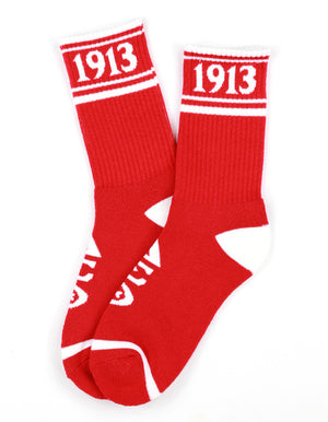 Delta Sigma Theta 1913 Crew Socks II