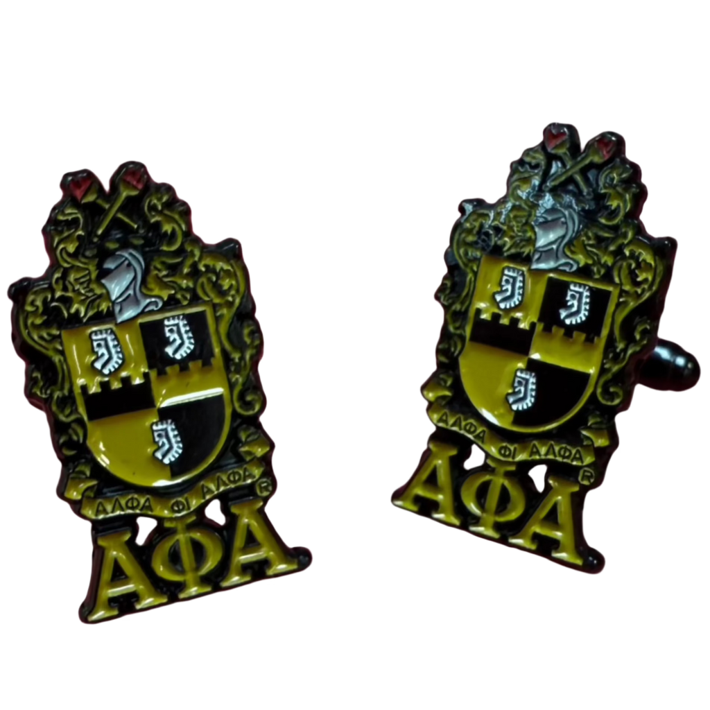 Alpha Phi Alpha Shield Cufflinks