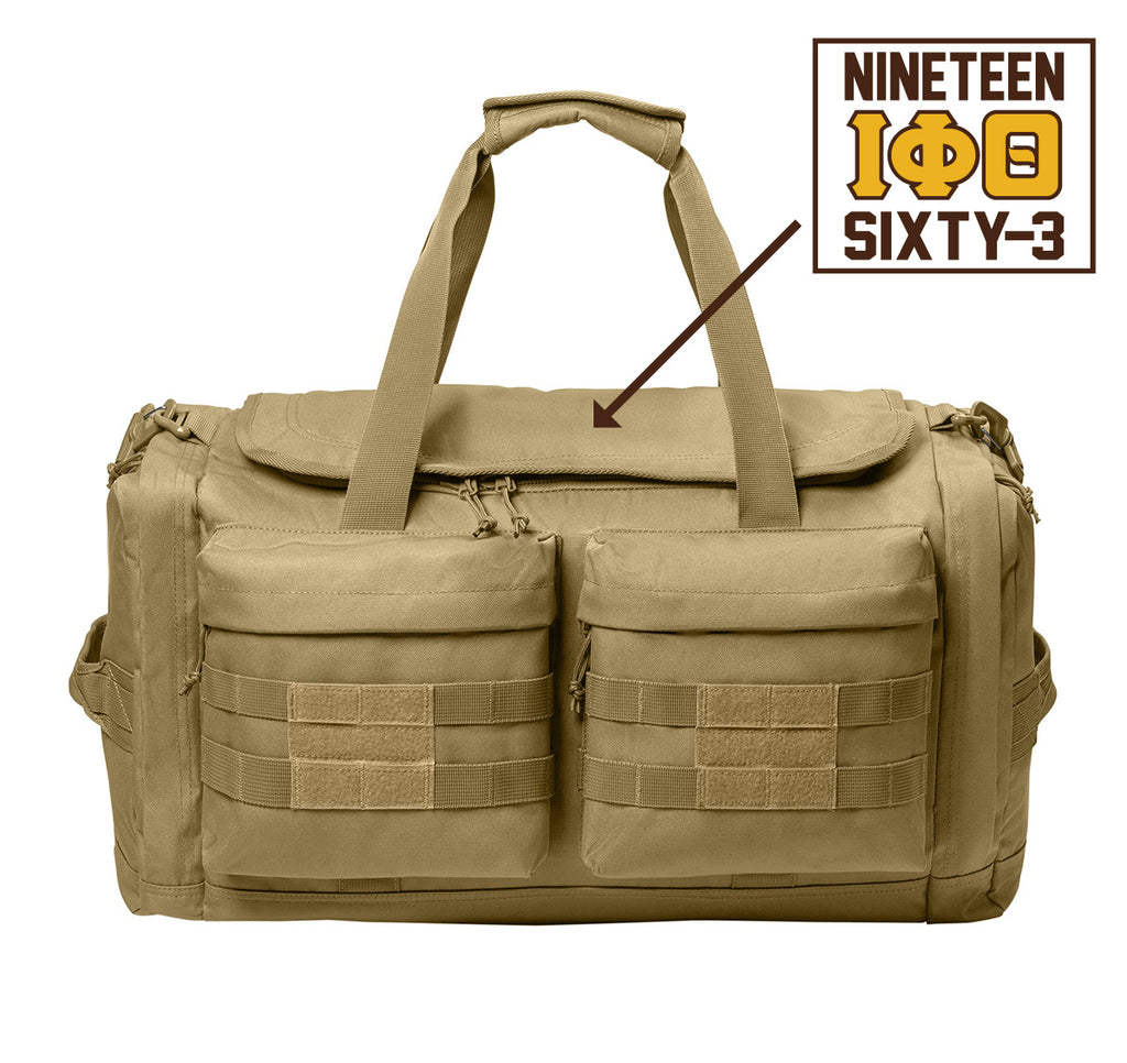 Iota Phi Theta Stamp Tactical Duffel Bag