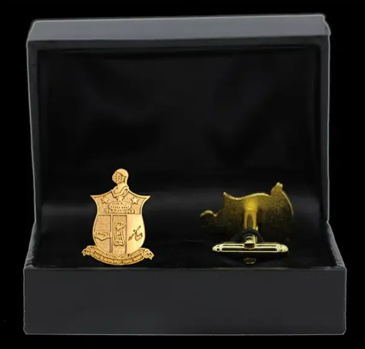 Kappa All Gold Coat of Arms Cufflinks - Kappa Alpha Psi