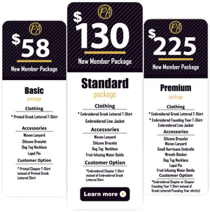 Alpha Phi Alpha New Member Package