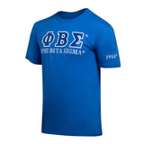 Phi Beta Sigma Embroidered Luxury T-Shirt