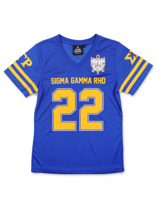 SGRho Football Jersey Tee - Sigma Gamma Rho