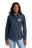 Sigma Gamma Rho Long Sleeve Denim Crest Shirt