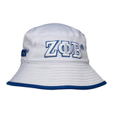 Zeta Floppy Bucket Hat - Zeta Phi Beta 3 Letter Bucket Hat
