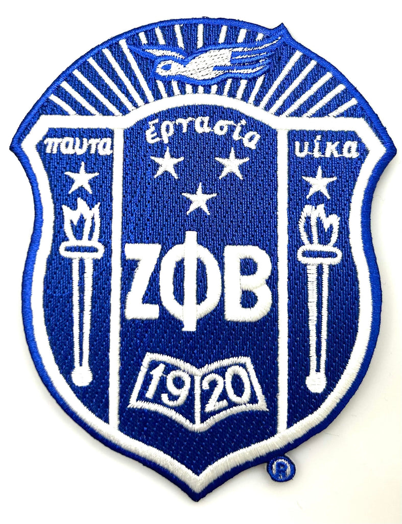 Zeta 5" Shield Patch- Zeta Phi Beta