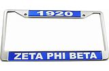 1920 Founder Plate Frame - Zeta Phi Beta