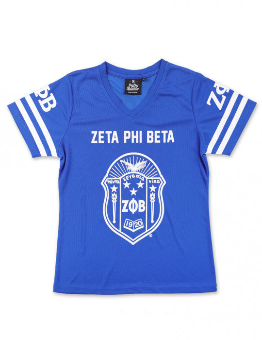 Zeta Football Jersey T-Shirt - Zeta Phi Beta