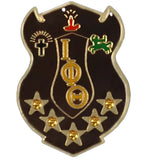 Iota Phi Theta Crystal Shield Lapel Pin