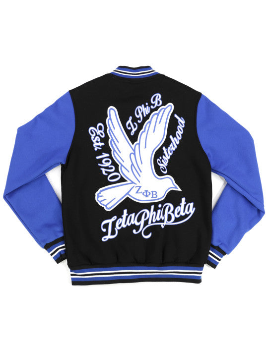 Zeta Phi Beta Fleece Varsity Jacket -