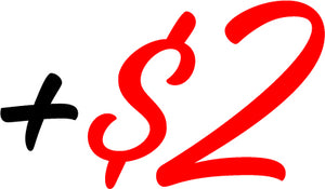 2XL T-Shirt Upcharge