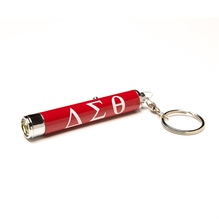 Delta Sigma Theta Torch Light Keychain