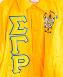 SGRho Greek Lettered Crossing Line Jacket - Sigma Gamma Rho