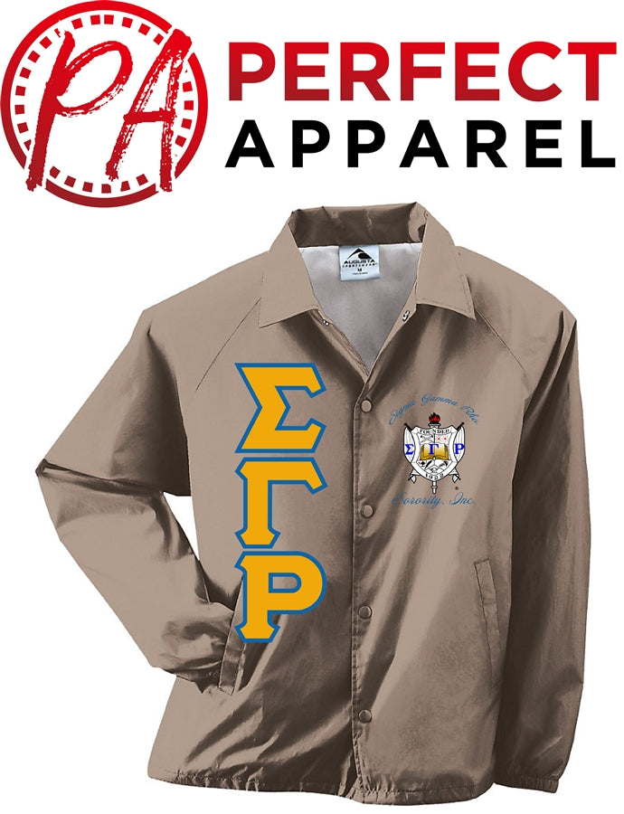 SGRho Greek Crossing Line Jacket - Sigma Gamma Rho