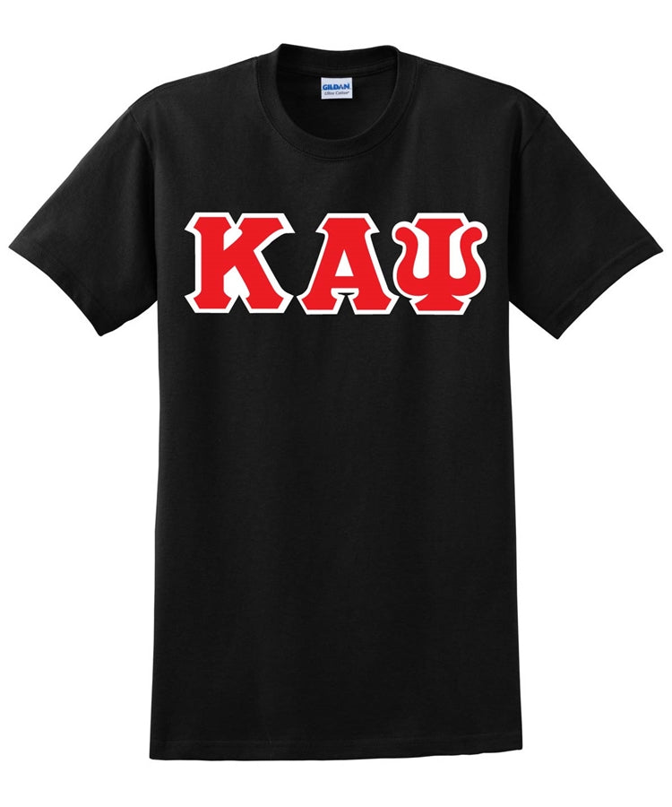 Kappa Alpha Psi Greek Letter Embroidered T-Shirt