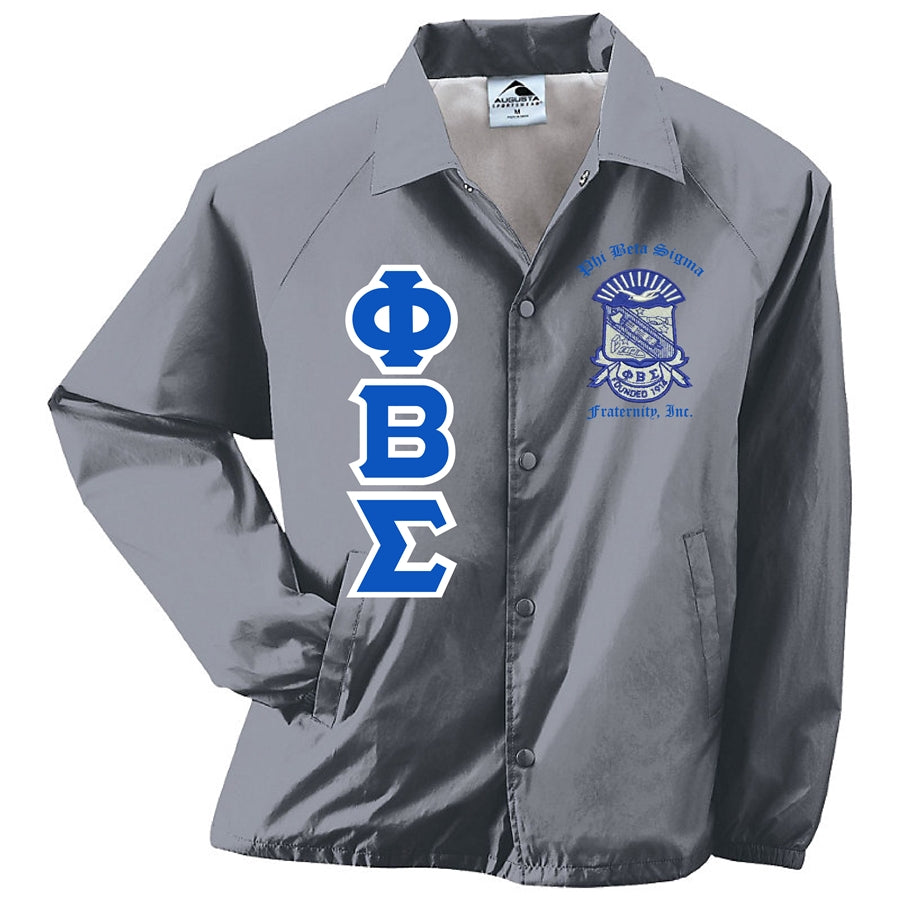 Phi Beta Sigma Greek Lettered Crossing Line Jacket