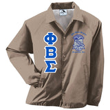 Phi Beta Sigma Greek Lettered Crossing Line Jacket
