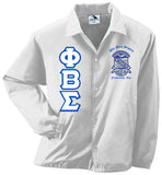 Phi Beta Sigma Greek Lettered Crossing Line Jacket