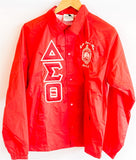 Delta Greek Lettered Crossing Line Jacket - Delta Sigma Theta