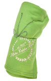 Alpha Kappa Alpha Embroidered Wreath Blanket