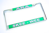 AKA Skee Wee Call Tag License Plate Frame - Alpha Kappa Alpha