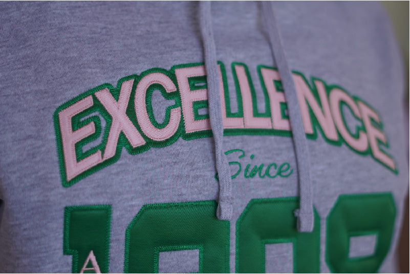 Alpha Kappa Alpha Excellence Cropped Hooded Sweatshirt