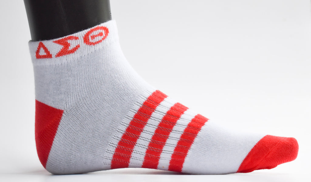 Delta Sigma Theta Ankle Socks- Delta Sigma Theta