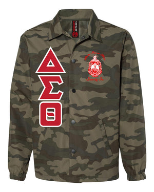 Delta Camo Line / Crossing Jacket - Delta Sigma Theta