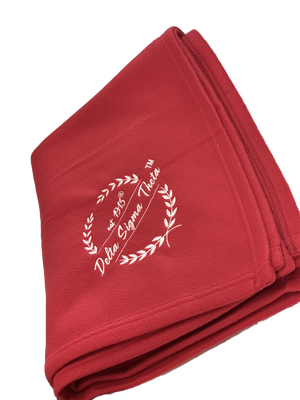 Delta Sigma Theta Wreath Blanket