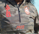 Delta Sigma Theta Camo Anorak Jacket