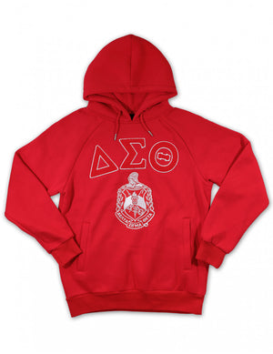 Delta Chenille Shield Hoodie - Delta Sigma Theta