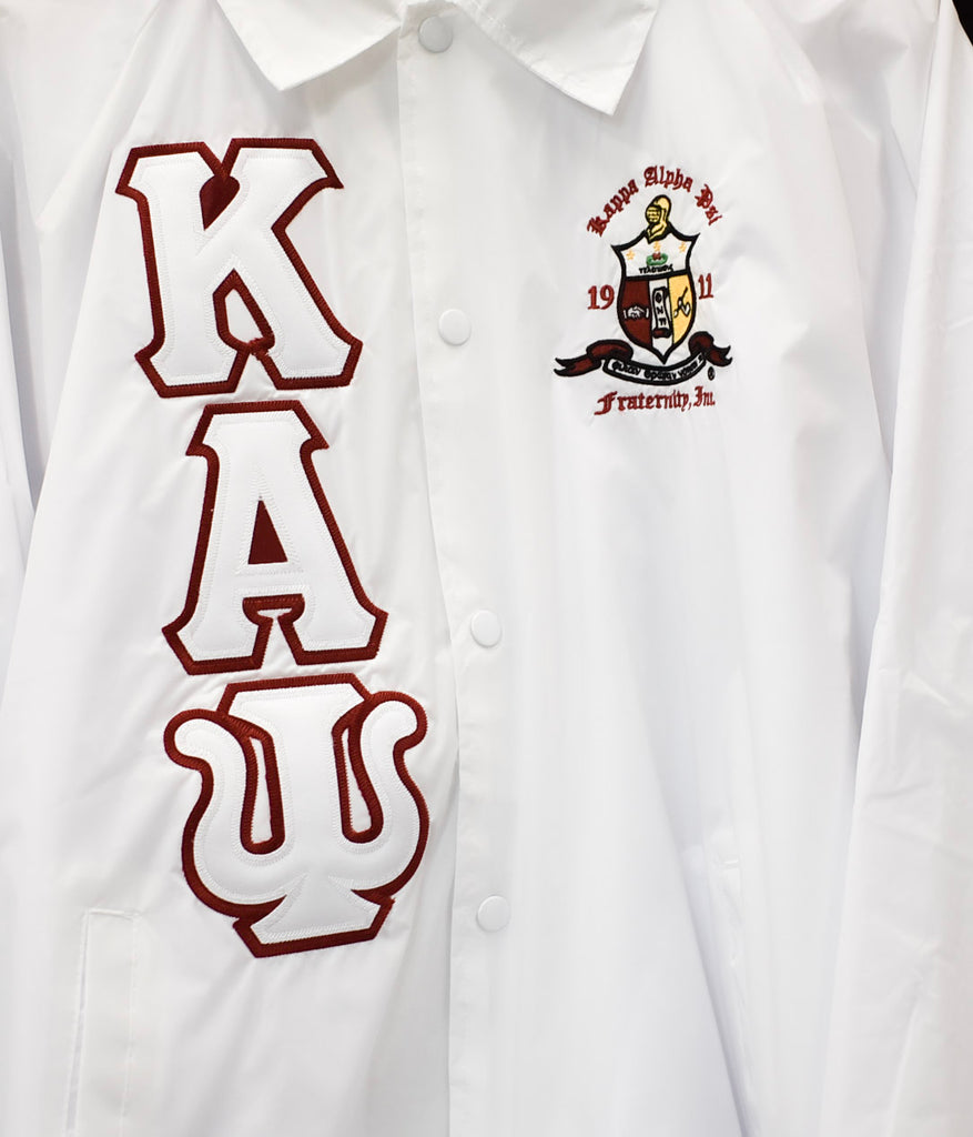 Kappa Alpha Psi Greek Lettered Crossing Line Jacket