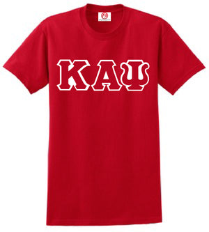 Kappa Alpha Psi Greek 3 Letter Embroidered T-Shirt