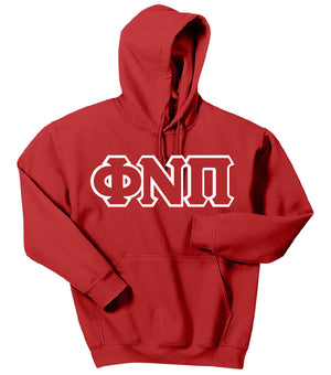 Phi Nu Pi Pull Over Hoodie Embroidered Sweatshirt - Kappa Alpha Psi