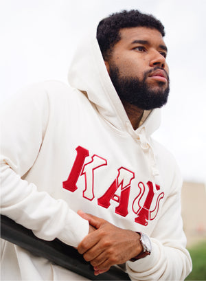 Kappa Alpha Psi Color Block Greek Lettered Hoodie