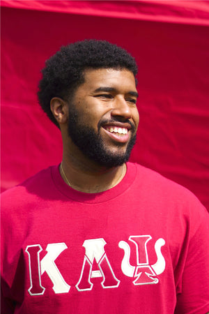 Kappa Alpha Psi Color Block Greek Lettered T-Shirt
